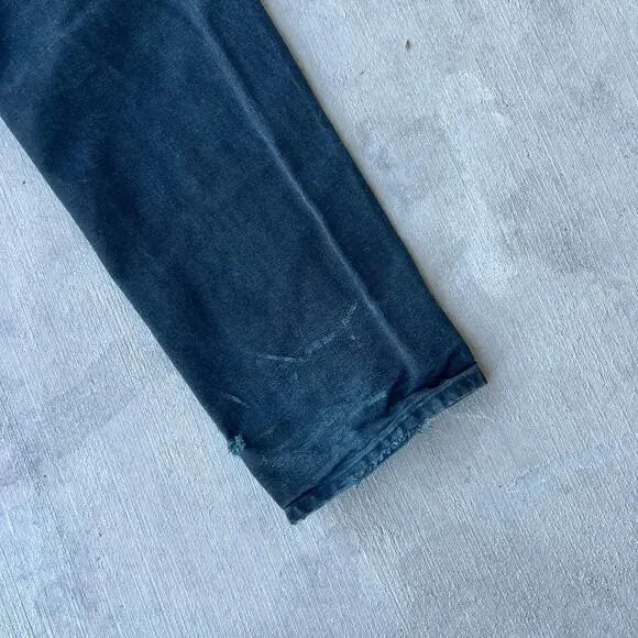 Vintage Y2K Carhartt faded black double knee work wear carpenter pants